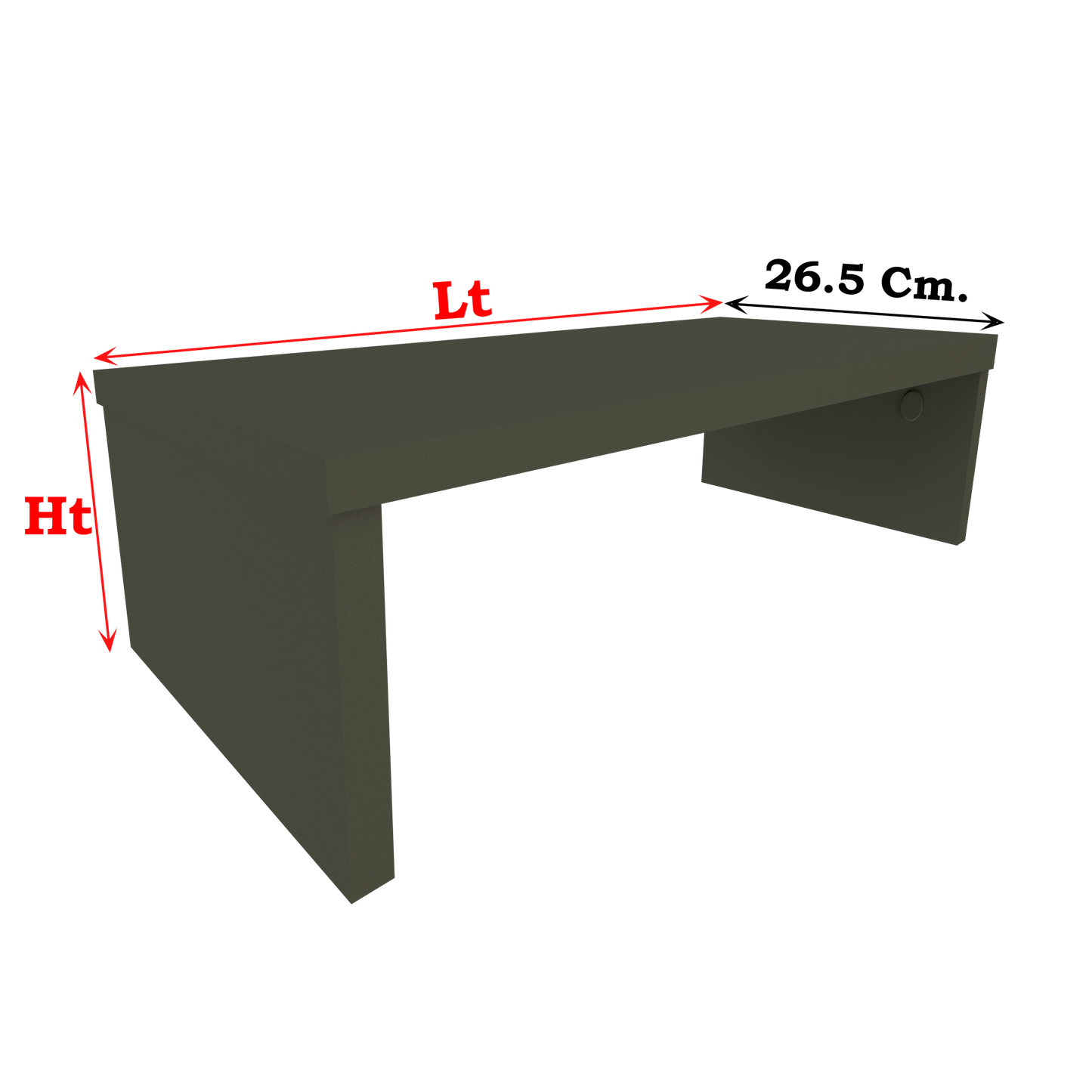 Custom Soporte Monitor Elevador TV Madera Personalizado - Henor