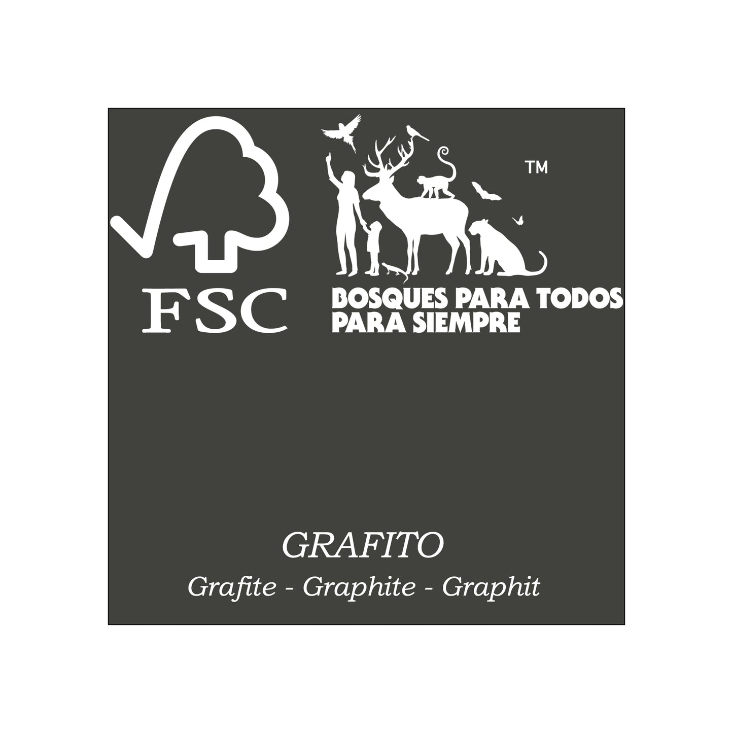 Estantería Mod. árbol. Blanco, Grafito, Gris. FSC® - Henor