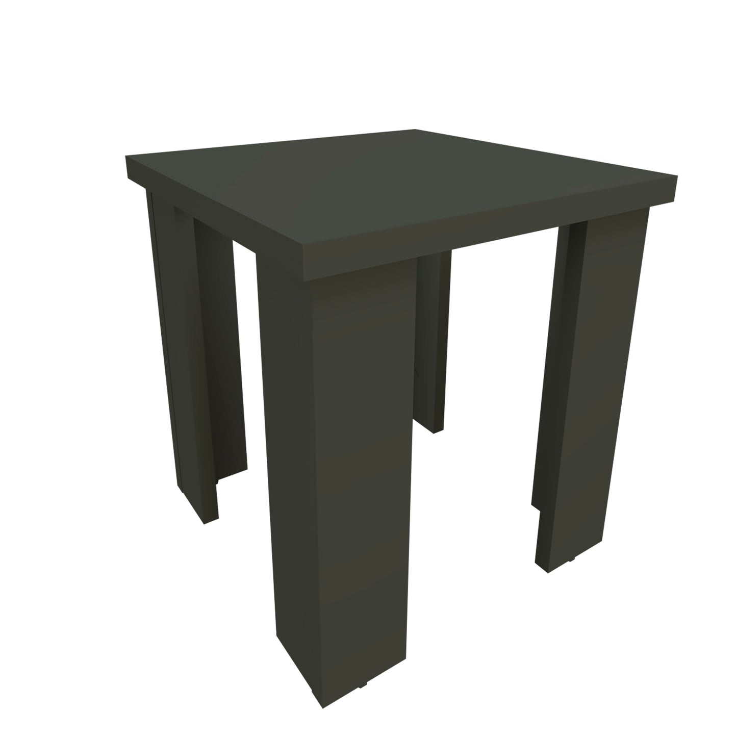 Mesa Baja Madera 40/120 x 40 x 44 cm Blanco Grafito - Henor Mobiliario