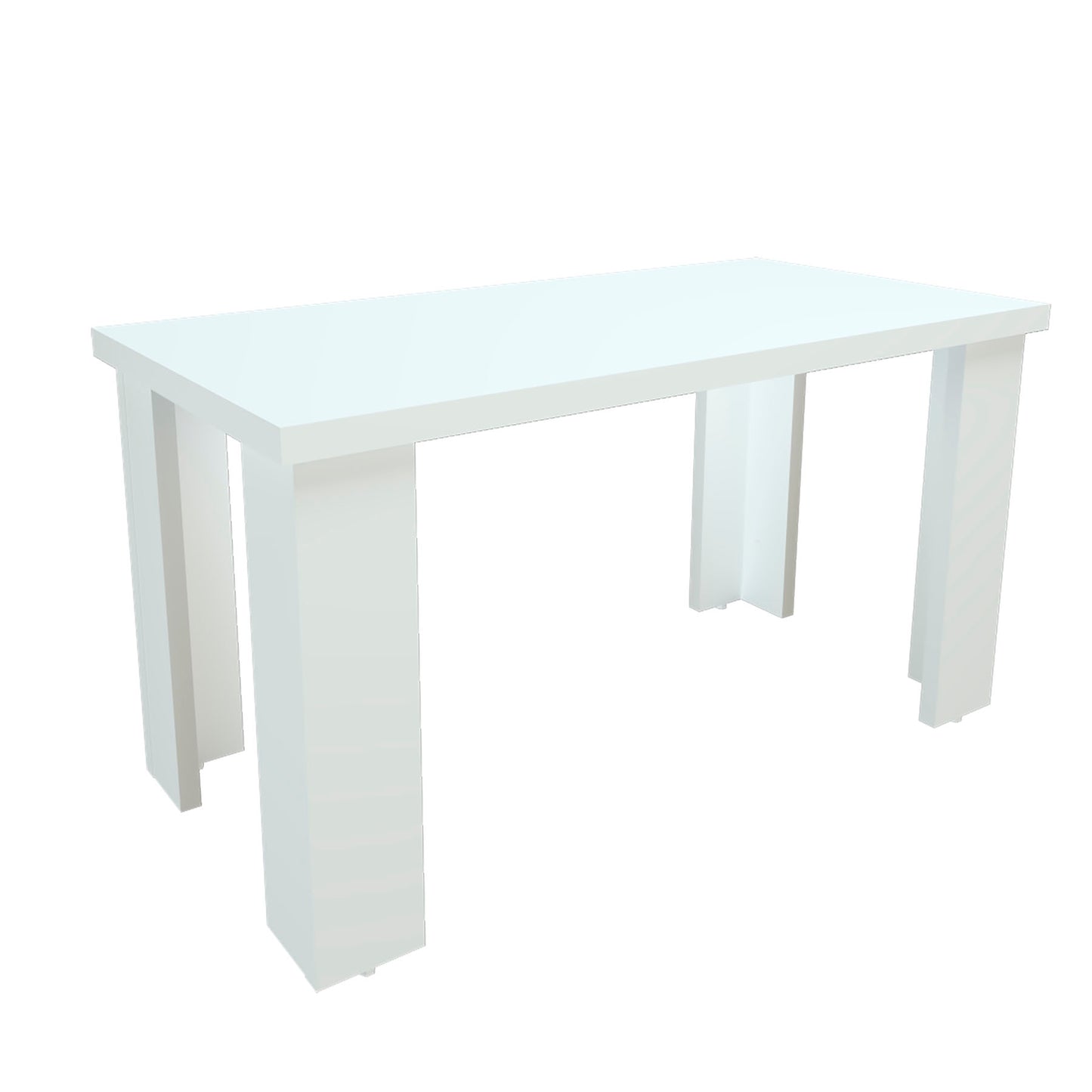 Mesa Baja Madera 40/120 x 40 x 44 cm Blanco Grafito - Henor Mobiliario