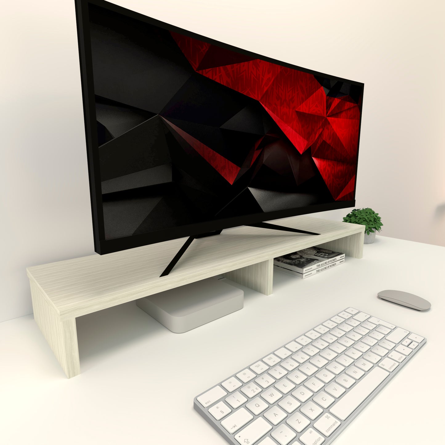Monitor- oder TV-Riser-Unterstützung 42-100 x 26,5 x 12 cm.