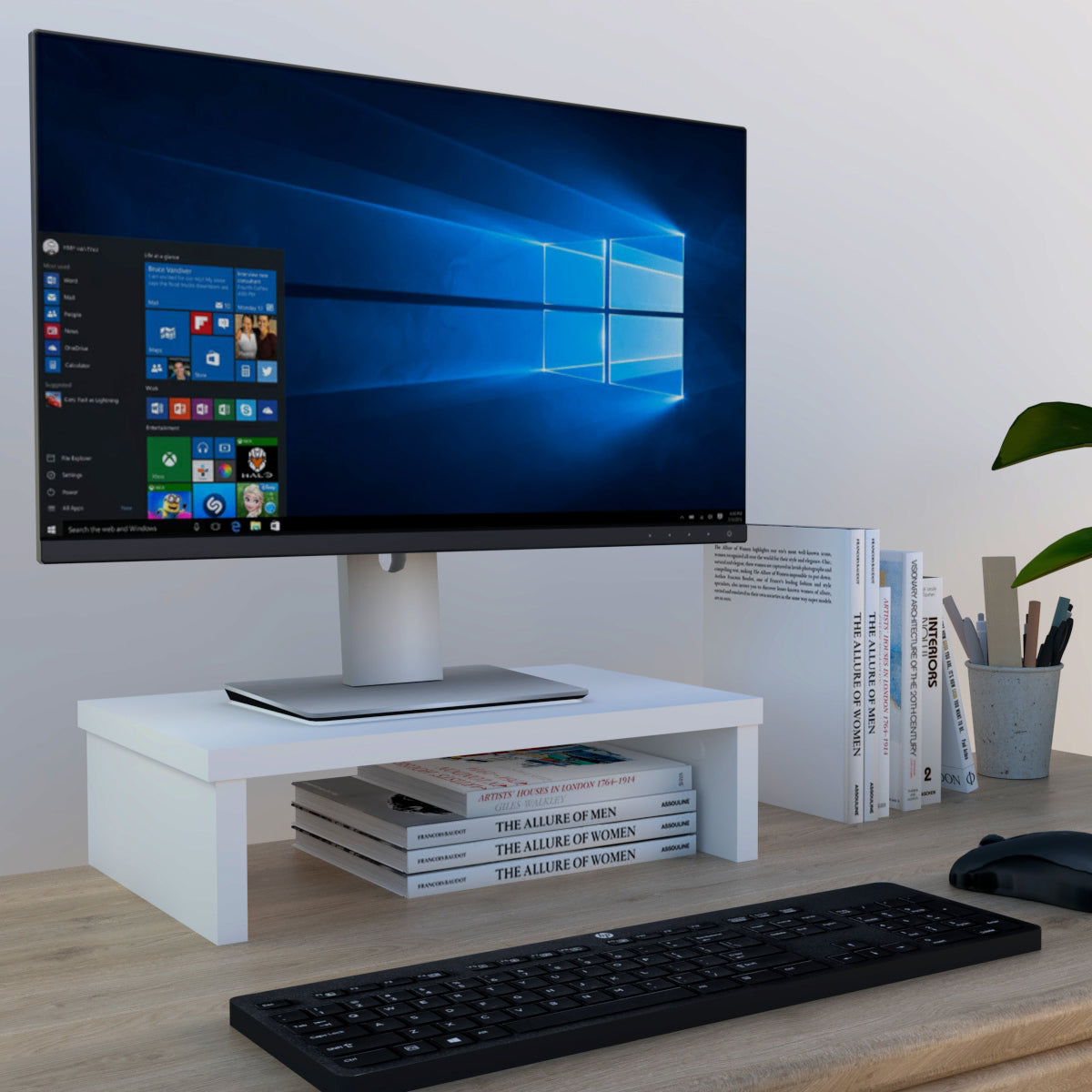 Monitor- oder TV-Riser-Unterstützung 42-100 x 26,5 x 12 cm.