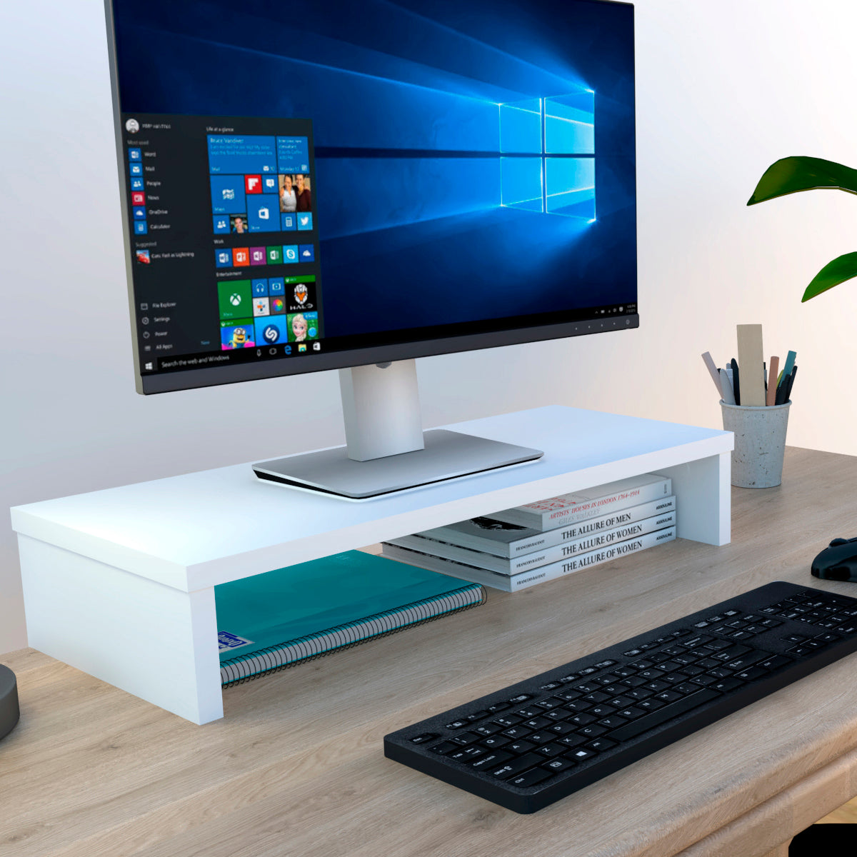 Monitor- oder TV-Riser-Unterstützung 42-100 x 26,5 x 12 cm.