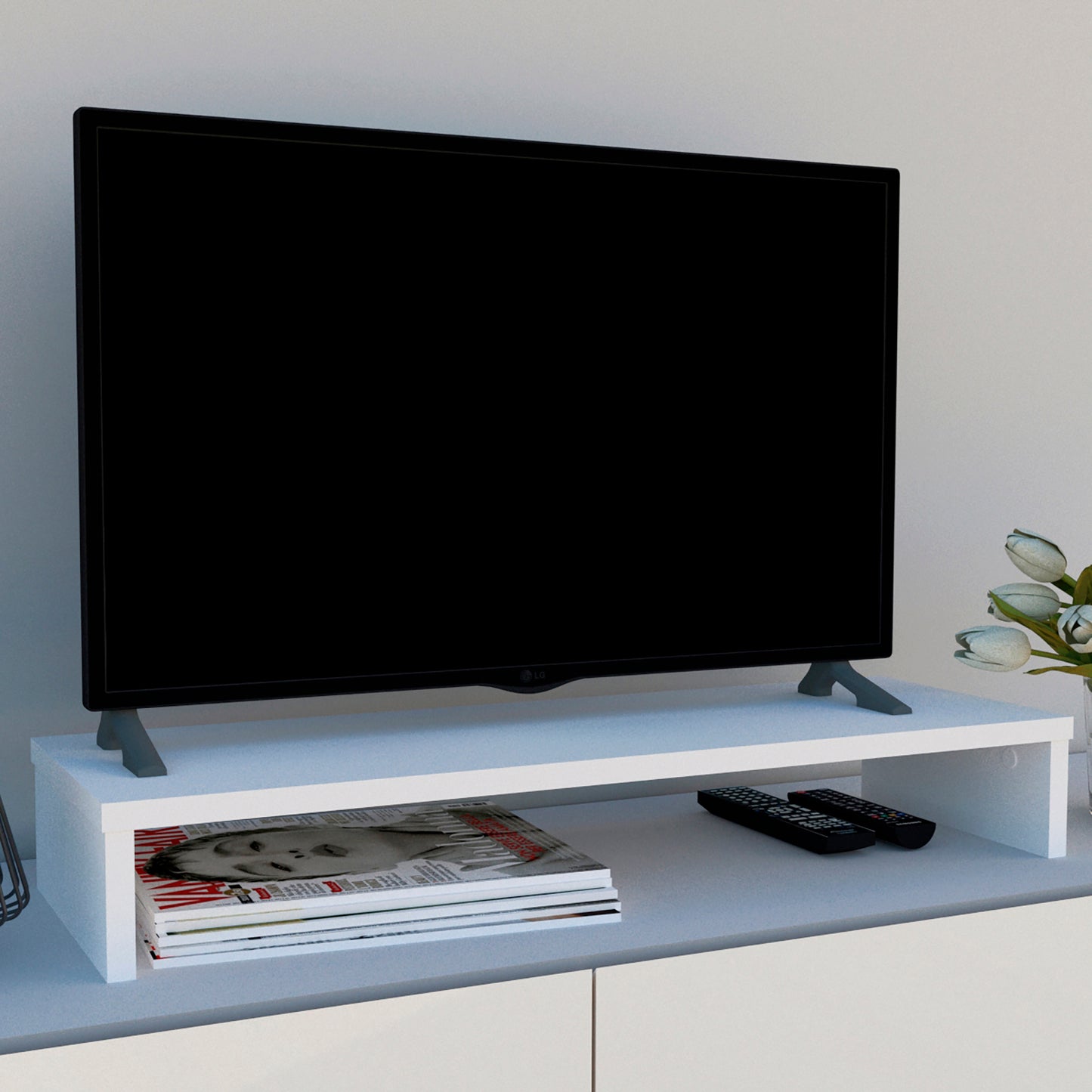 Monitor- oder TV-Riser-Unterstützung 42-100 x 26,5 x 12 cm.