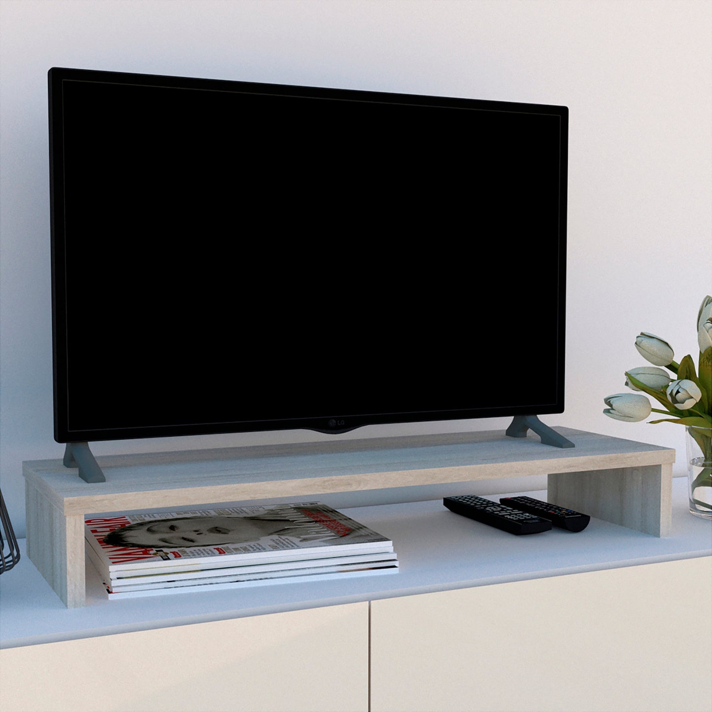 Monitor- oder TV-Riser-Unterstützung 42-100 x 26,5 x 12 cm.
