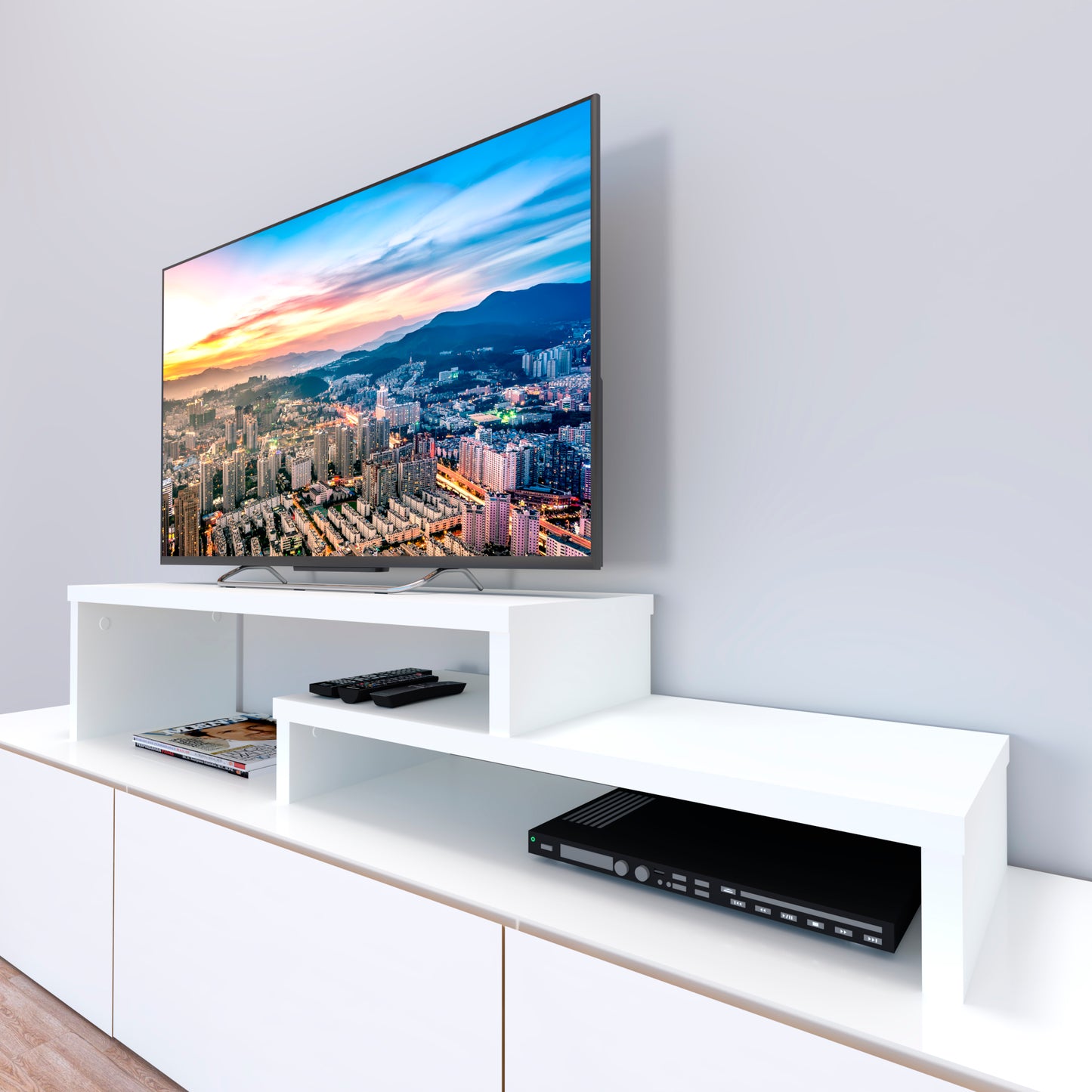 Mueble TV Escalera Personalizado Custom - Henor