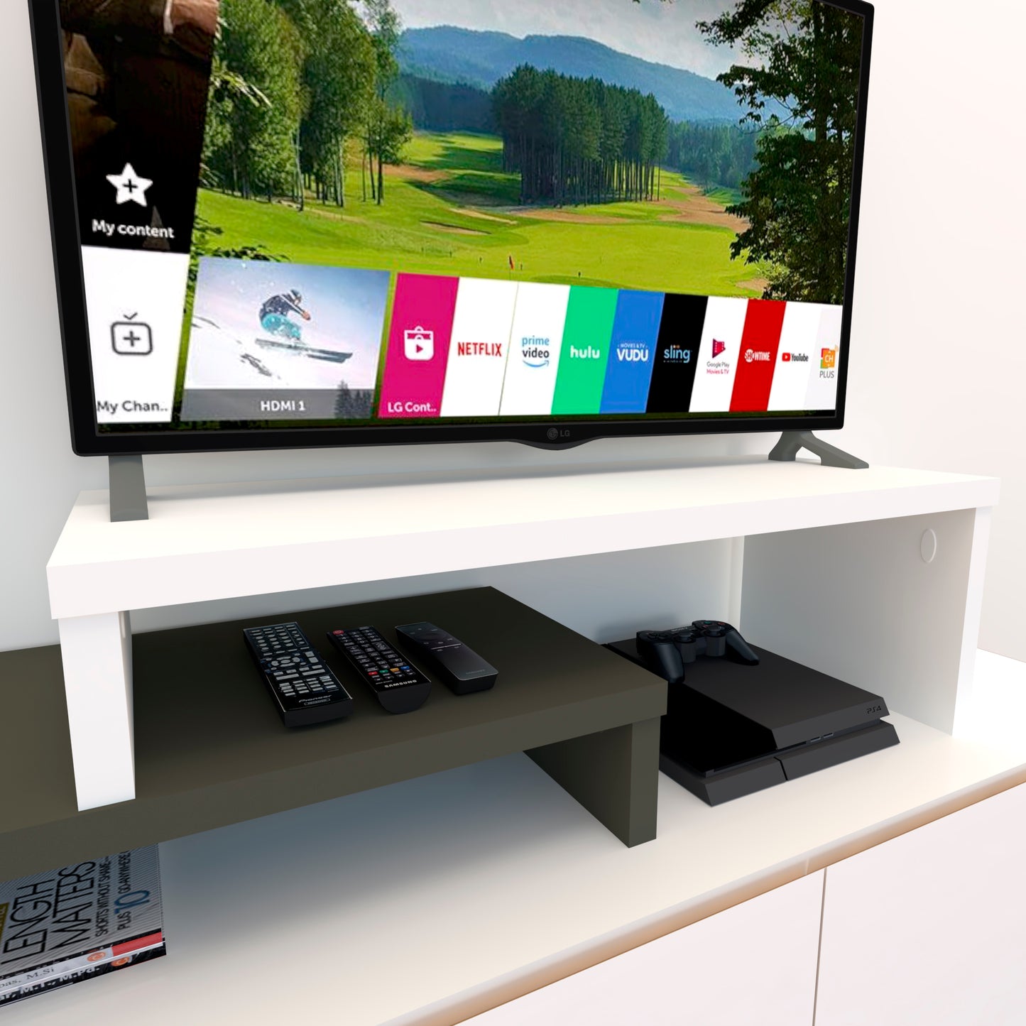 Mueble TV Escalera Personalizado Custom - Henor