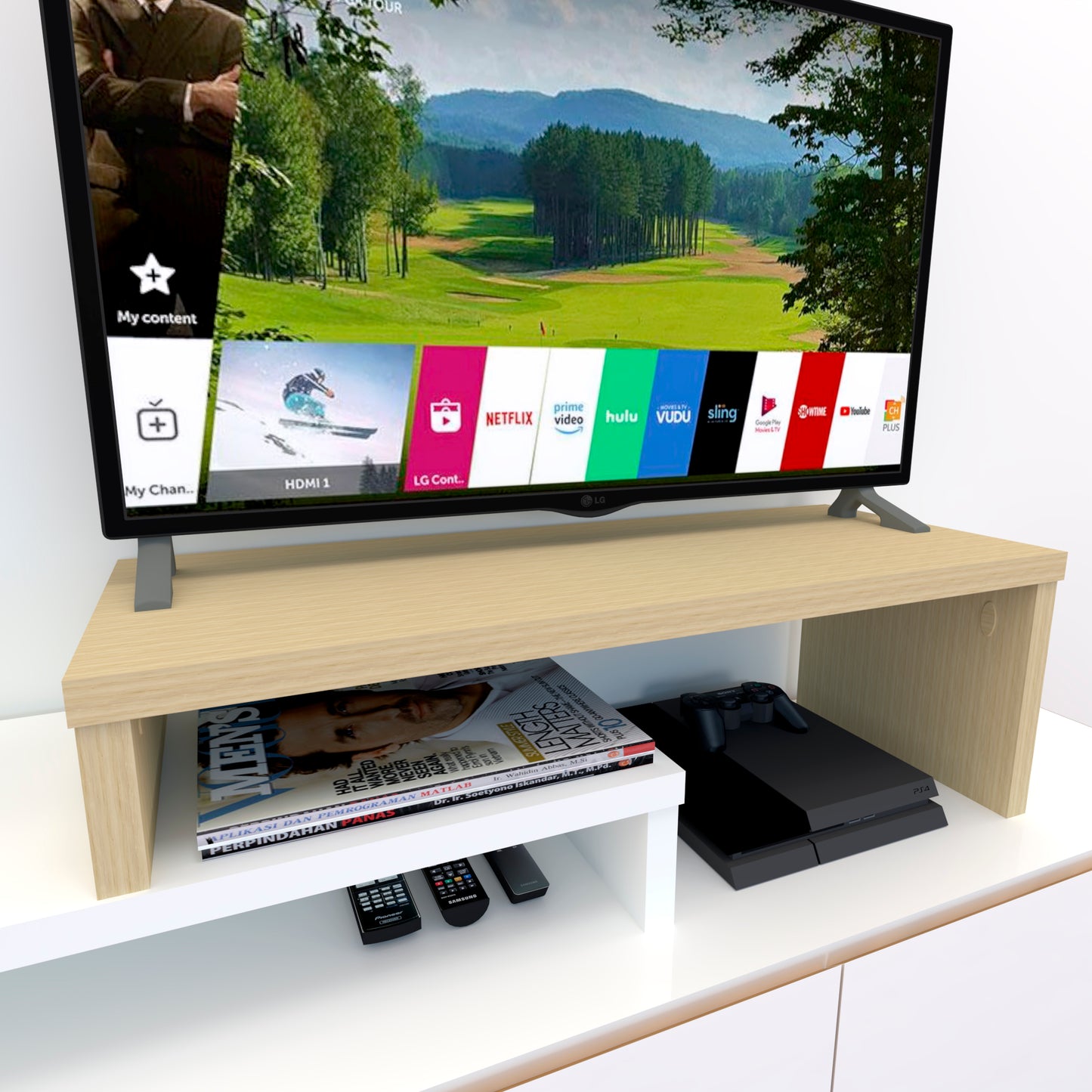 Mueble TV Escalera Personalizado Custom - Henor