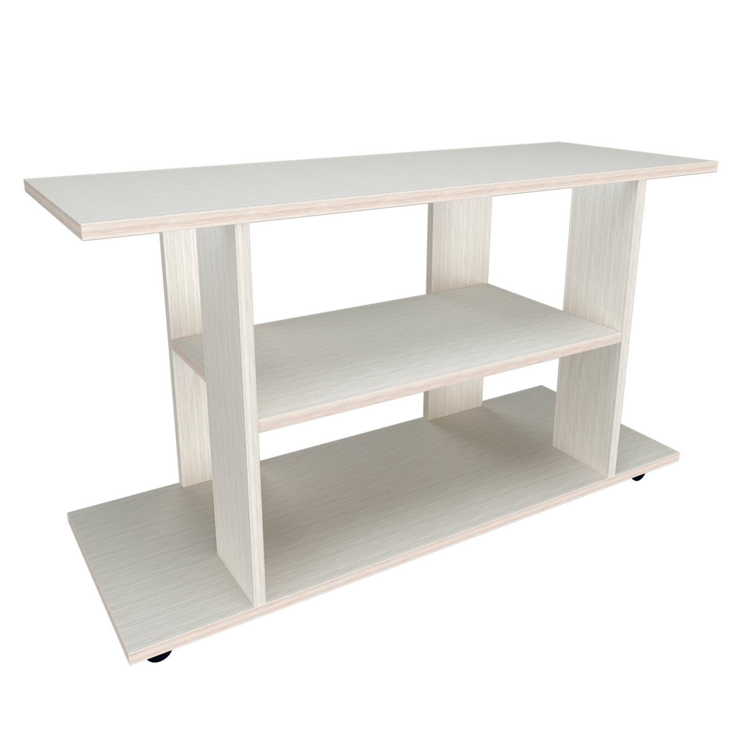 Mesa con Ruedas Giro 360º con freno. Mod. Pilar. 80 a 110 Cm. Altura 65.5 Cm. - Henor