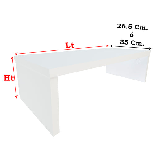 Custom Soporte Monitor Elevador TV Madera Personalizado - Henor