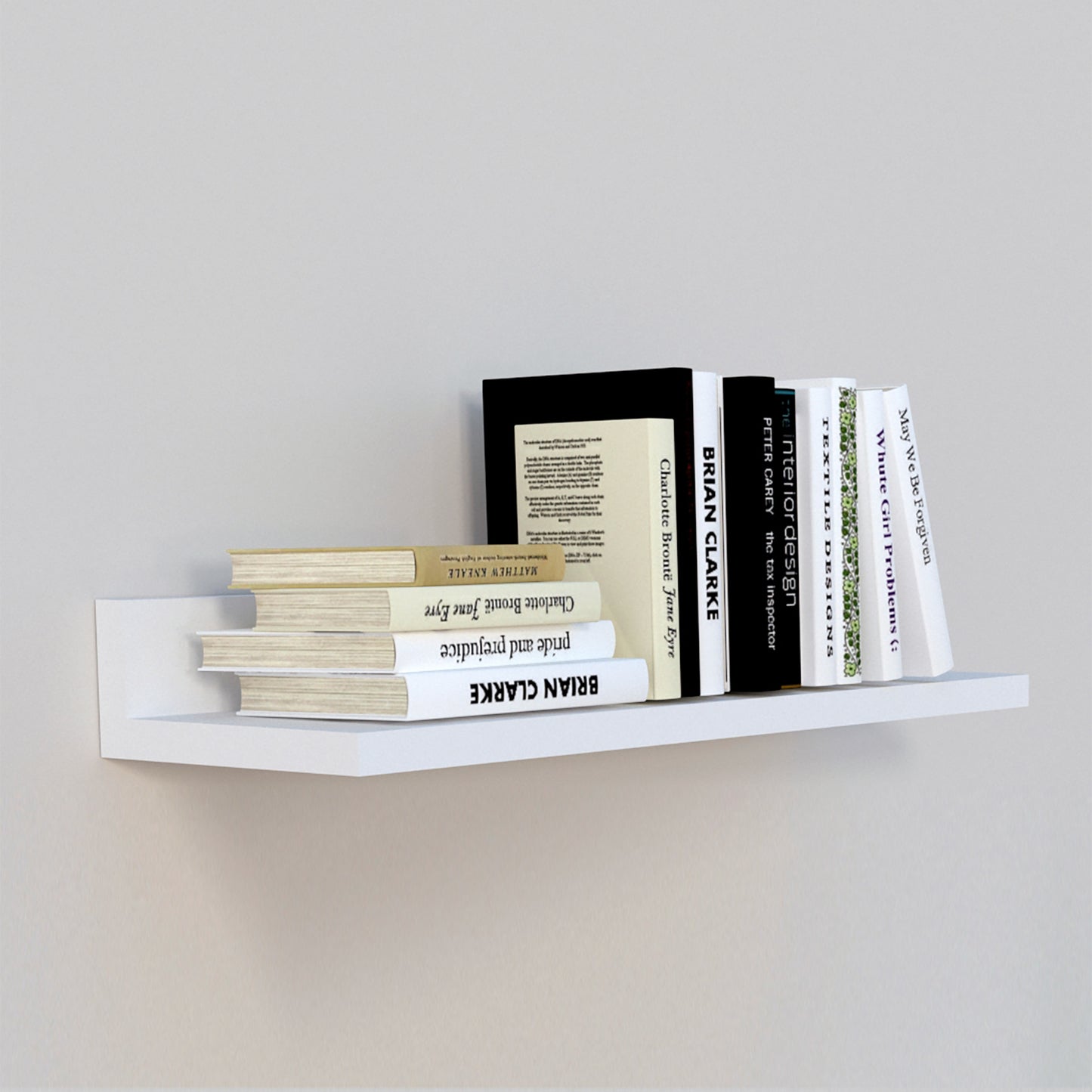 Estante Pared Flotante "L" Blanco - Henor Mobiliario