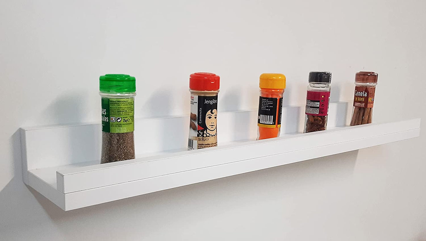 Estante Pared para Cuadros, Balda Baño, Cocina, Madera. - Henor Mobiliario