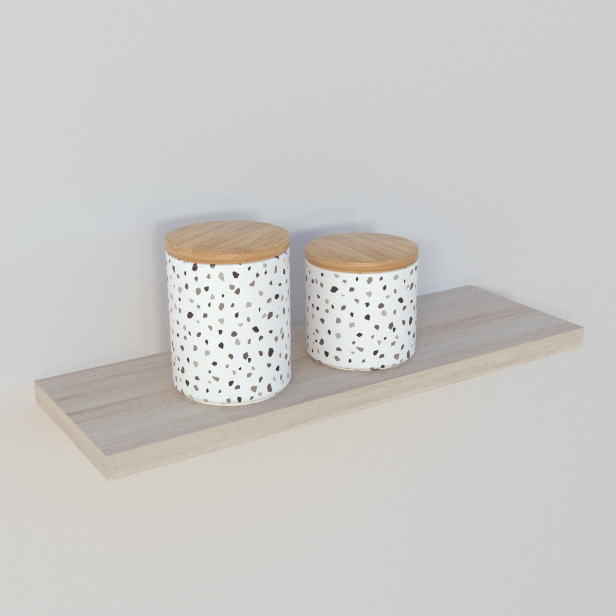 Balda pared 30/100 x 20 x 3 cm herraje oculto. Carga 20kg Roble Stel - Henor Mobiliario