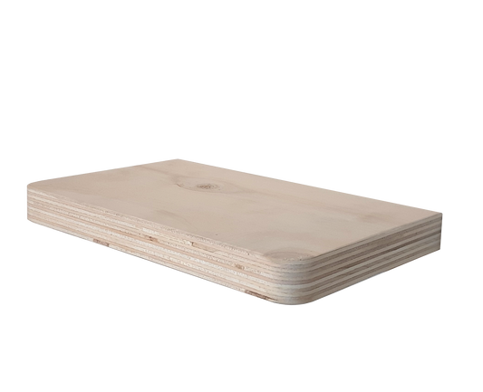 Balda pared Multicapa CH 30-100 x 19 x 3 cm con esquinas redondeadas y herraje oculto. - Henor  Mobiliario