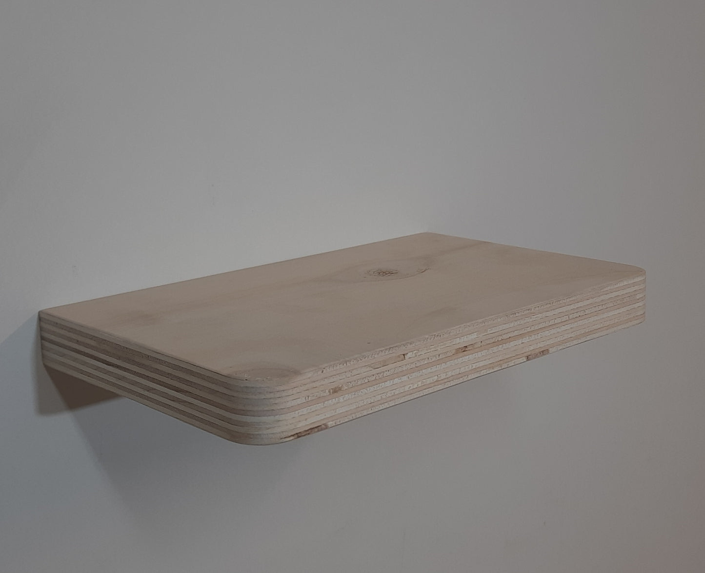 Balda Pared, Estante Flotante Madera Esquinas redondeadas Multicapa CH. Diversas Medidas carga 25 Kg - Henor Mobiliario