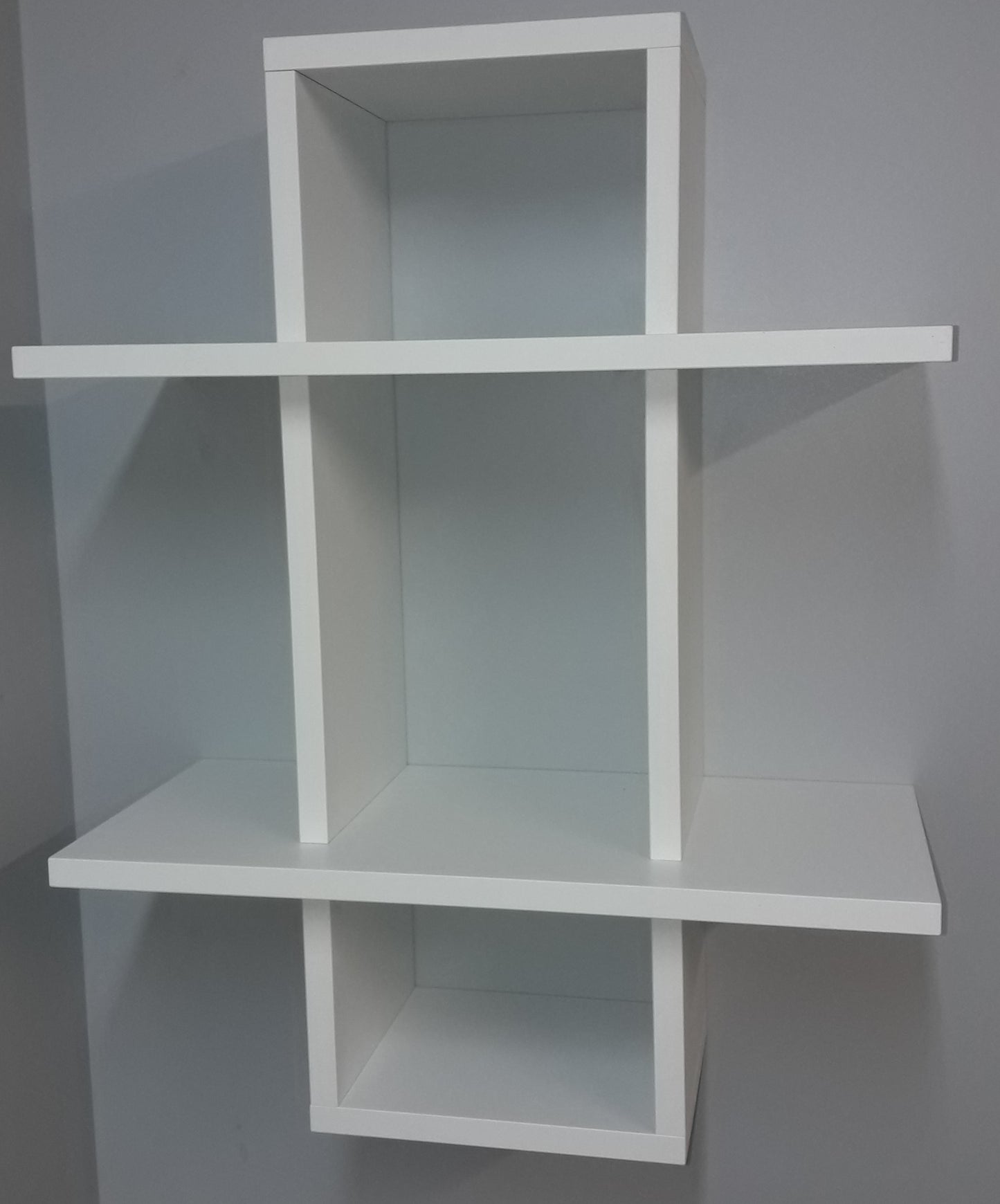 Estantería Mod. baldas en cruz Blanco - Henor Mobiliario