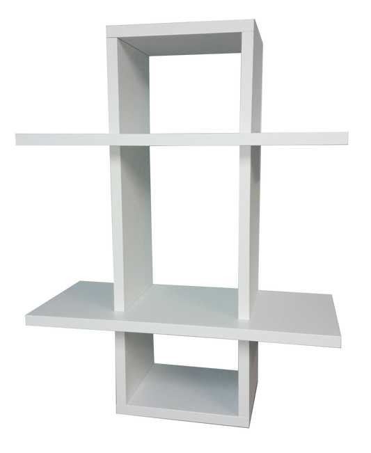 Estantería Mod. baldas en cruz Blanco - Henor  Mobiliario