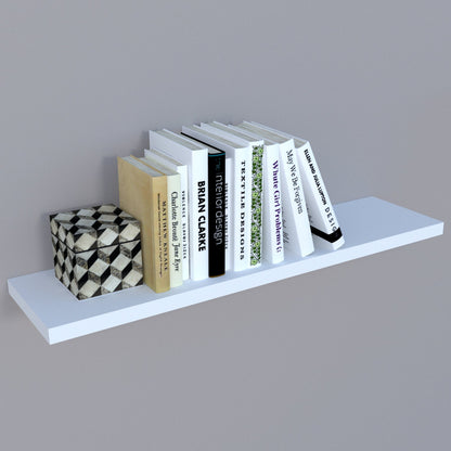 Balda pared Blanca 30-100 x 15/20/25 x 2,5 cm con herraje oculto. - Henor  Mobiliario