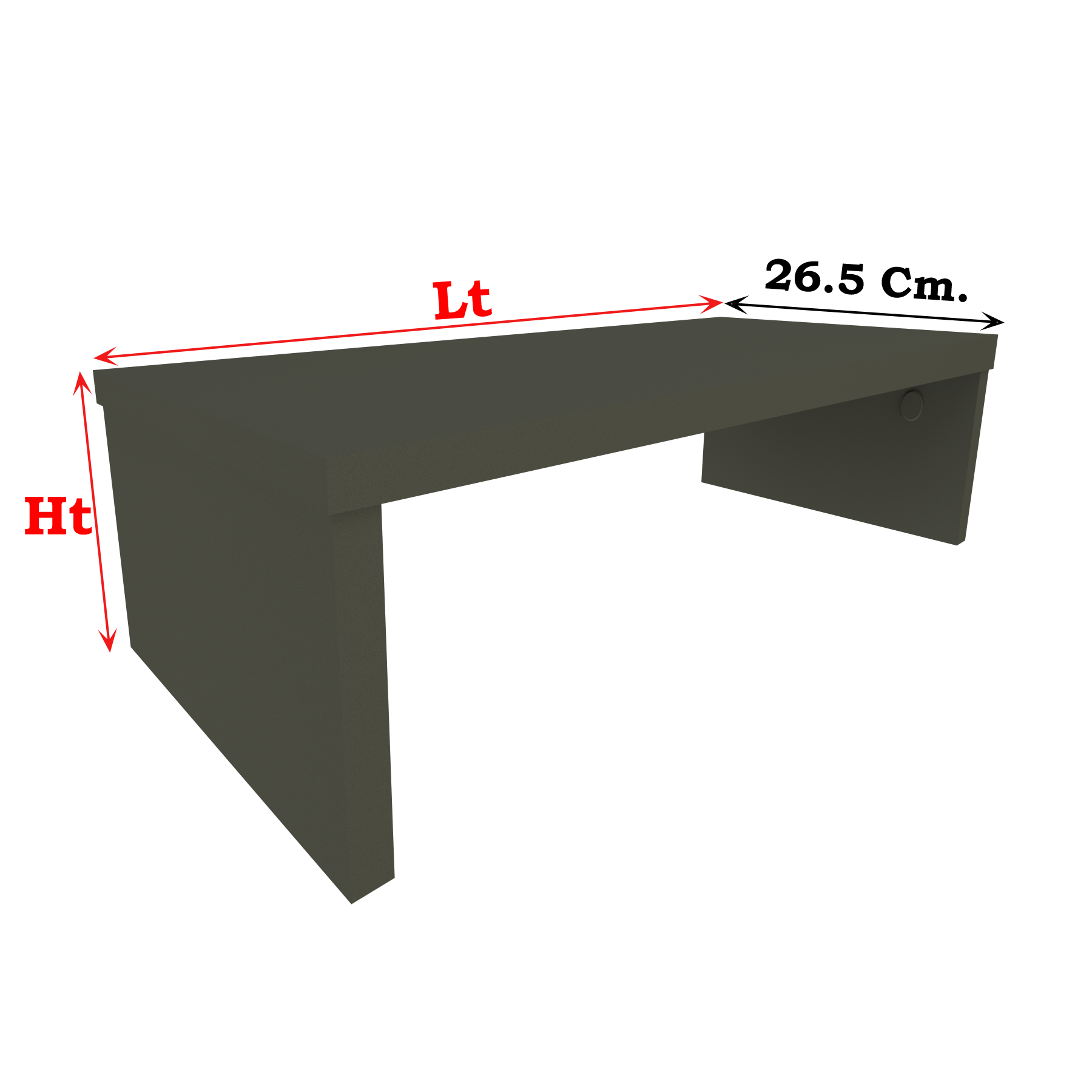 Custom Soporte Monitor Elevador TV Madera Personalizado - Henor