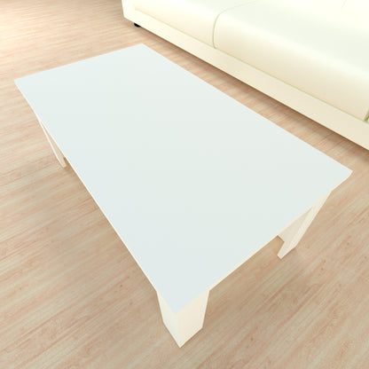 Mesa Baja Madera 80/110 x 60 x 44 cm Blanco y Grafito - Henor
