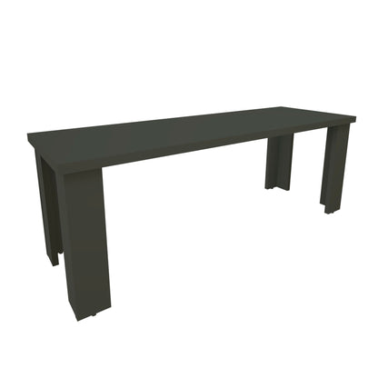 Mesa Baja Madera 40/120 x 40 x 44 cm Blanco Grafito - Henor  Mobiliario