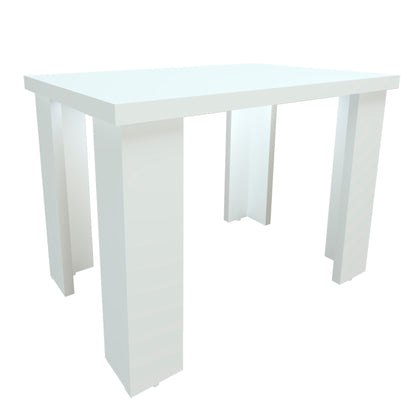Mesa Baja Madera 40/120 x 40 x 44 cm Blanco Grafito - Henor  Mobiliario