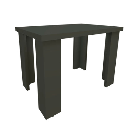 Mesa Baja Madera 40/120 x 40 x 44 cm Blanco Grafito - Henor  Mobiliario