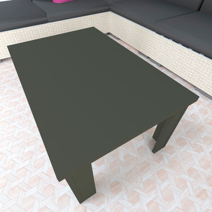 Mesa Baja Madera 80/110 x 60 x 44 cm Blanco y Grafito - Henor