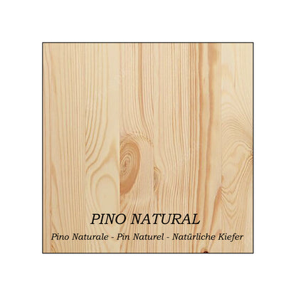 Balda pared Pino natural con herraje oculto Carga 20/30 kg. - Henor
