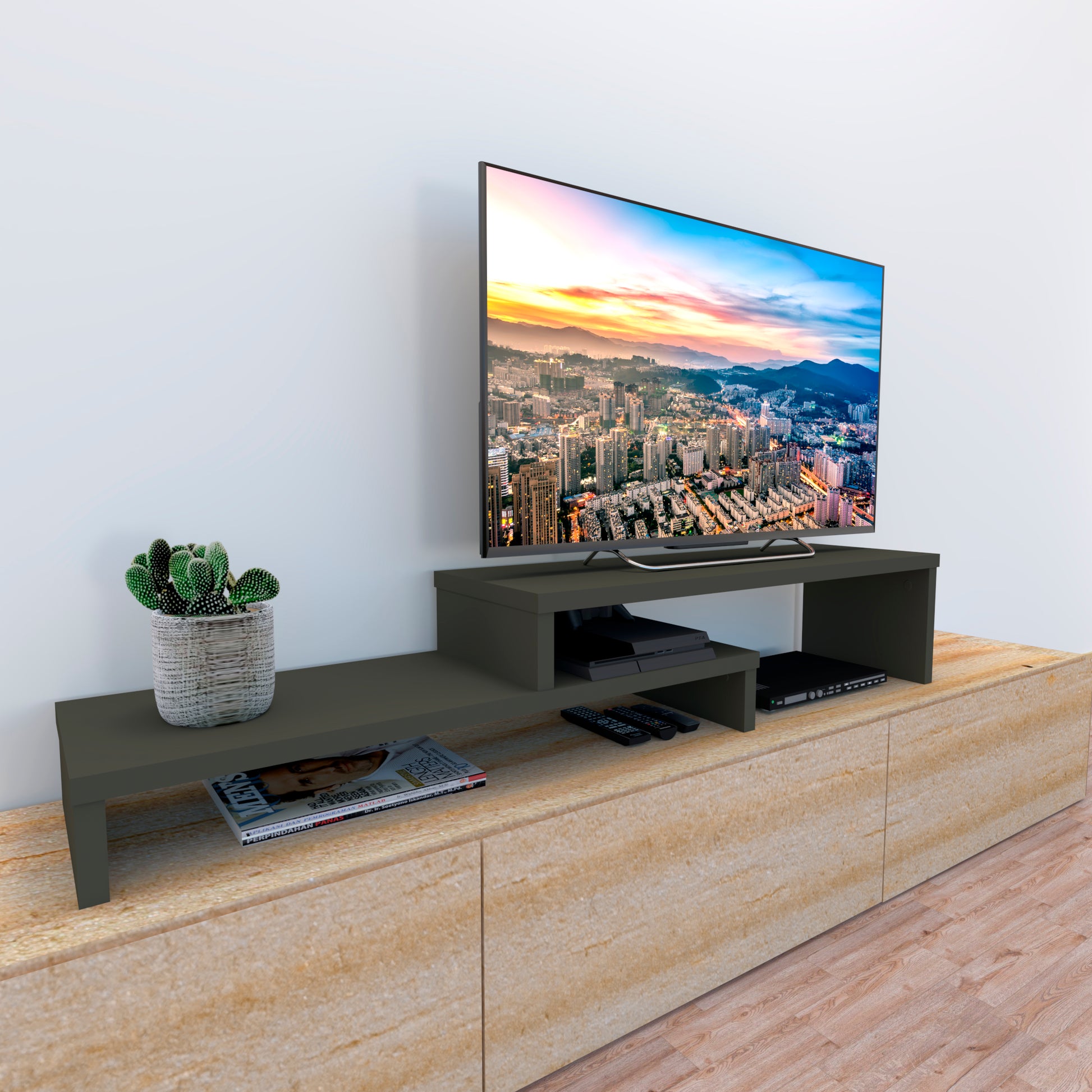 Mueble TV Escalera Personalizado Custom - Henor