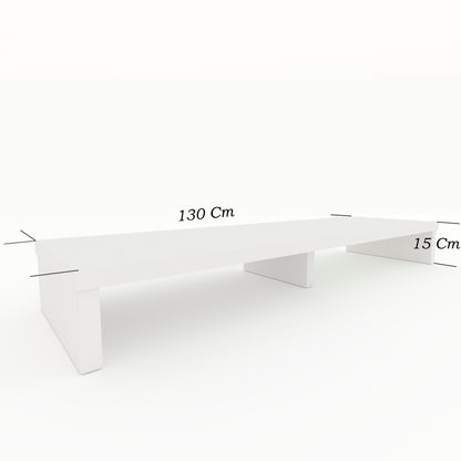 Elevador Doble TV de Madera 120-180 x 35 x 15 cm Soporta +100 Kg. - Henor
