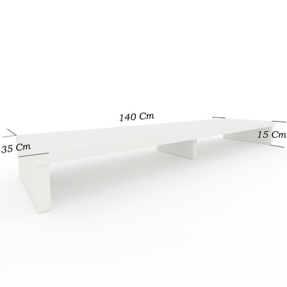 Elevador Doble TV de Madera 120-180 x 35 x 15 cm Soporta +100 Kg. - Henor
