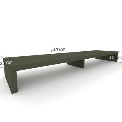 Elevador Doble TV de Madera 120-180 x 35 x 15 cm Soporta +100 Kg. - Henor