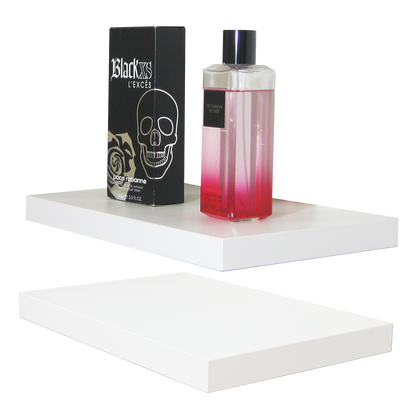 Balda Pared Conjunto 2 Und. con herraje oculto. Blanco - Henor  Mobiliario