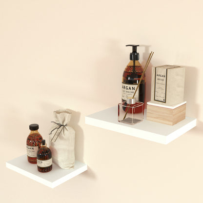 Balda Pared Conjunto 2 Und. con herraje oculto. Blanco - Henor  Mobiliario