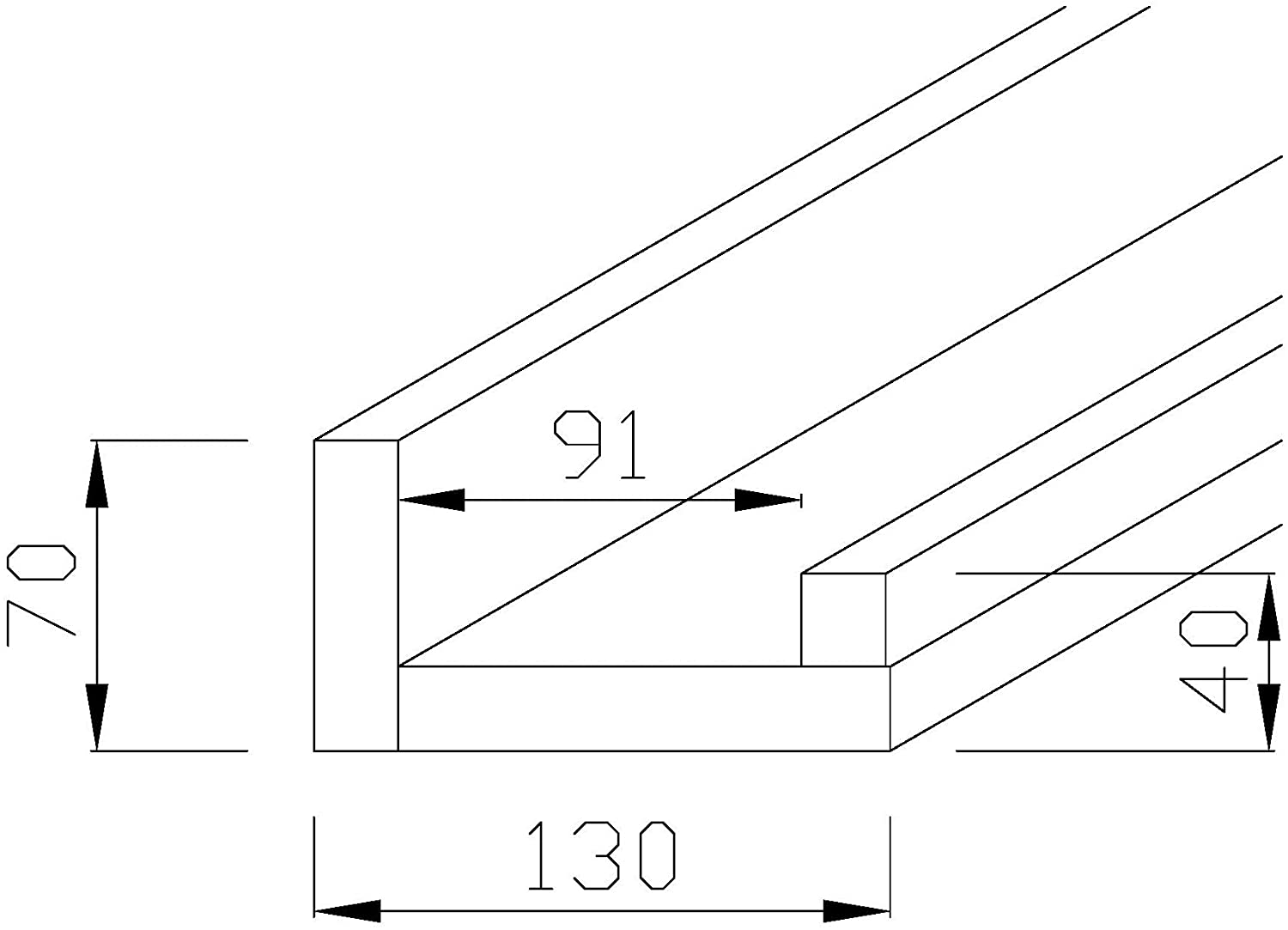 Estante Pared para Cuadros, Balda Baño, Cocina, Madera. - Henor  Mobiliario