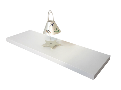 Balda pared Blanca 30-100 x 15/20/25 x 2,5 cm con herraje oculto. - Henor  Mobiliario