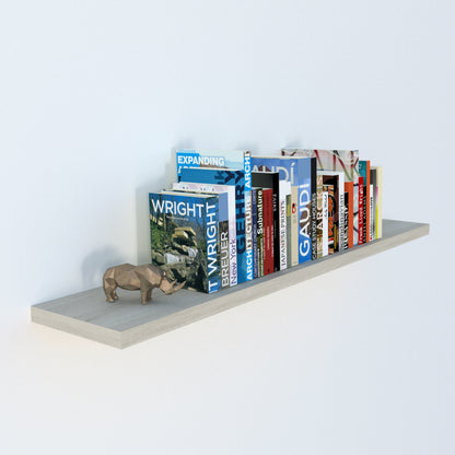 Balda pared 30/100 x 20 x 3 cm herraje oculto. Carga 20kg Roble Stel - Henor  Mobiliario