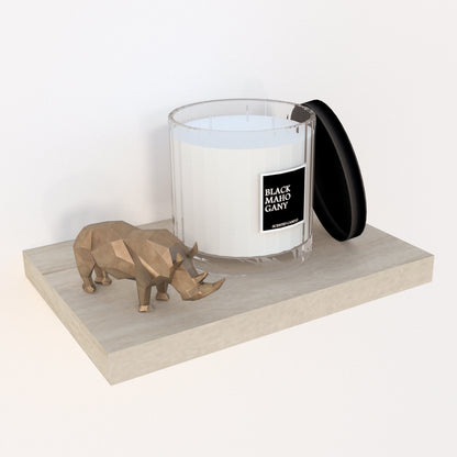 Balda pared 30/100 x 20 x 3 cm herraje oculto. Carga 20kg Roble Stel - Henor  Mobiliario