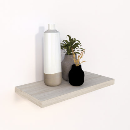 Balda pared 30/100 x 20 x 3 cm herraje oculto. Carga 20kg Roble Stel - Henor  Mobiliario