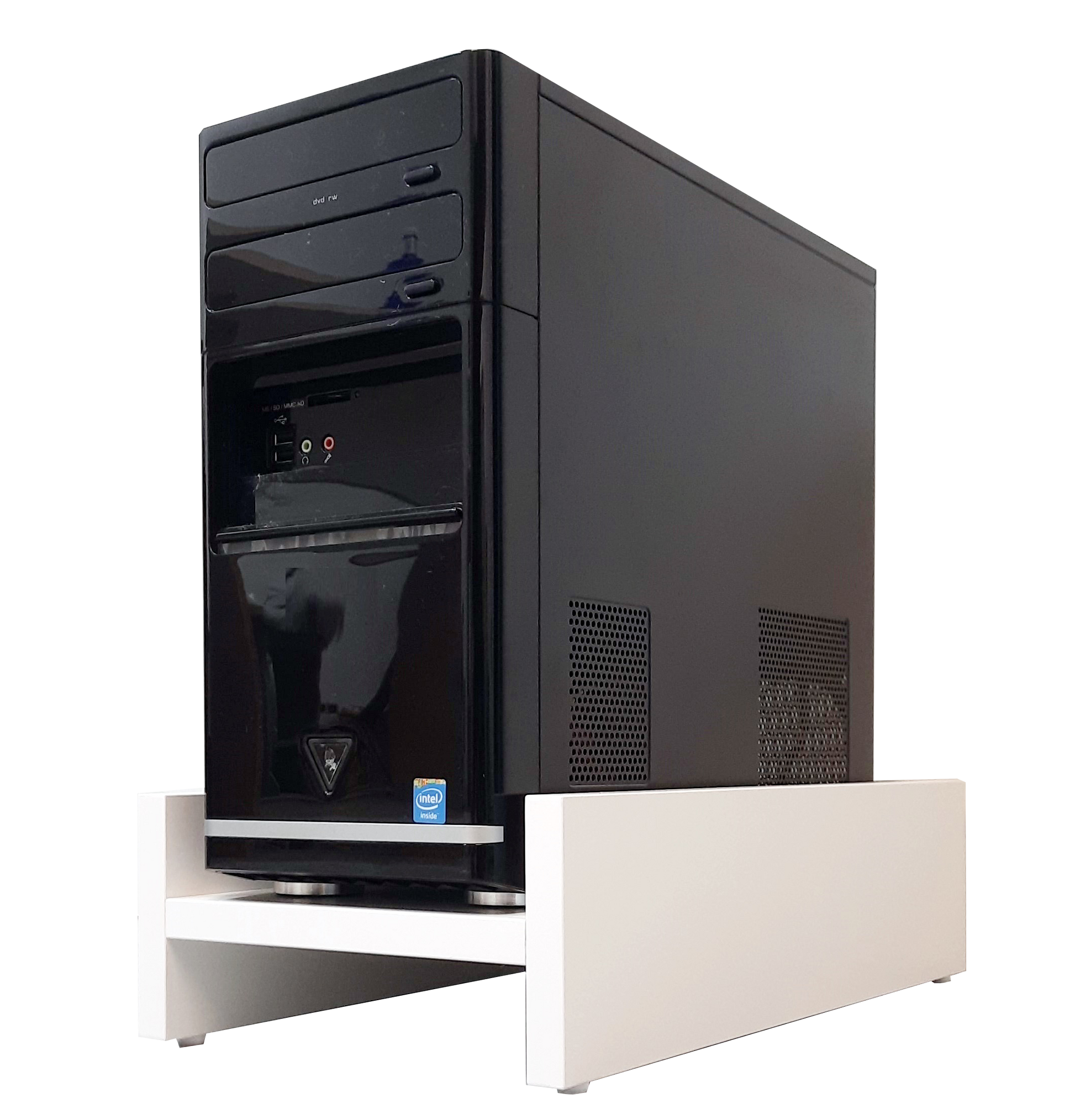 Soporte Madera CPU Ordenador 25x45x12 Cm Elevador CPU - Henor  Mobiliario