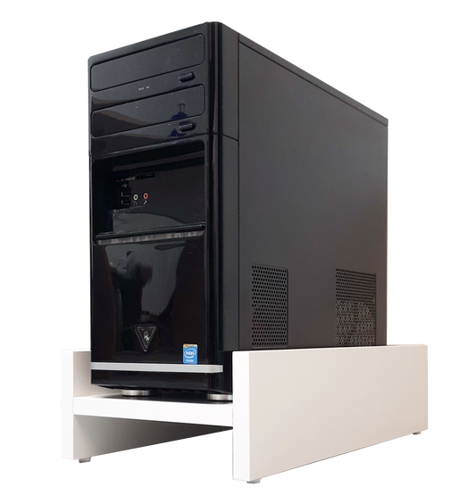Soporte Madera CPU Ordenador 25x45x12 Cm Elevador CPU - Henor  Mobiliario