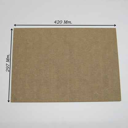 Packs de Tableros de madera DM (MDF) de 5MM. DIN, A0, A1, A2, A3, A4, A5. Soporte para manualidades, Puzle, bricolaje, dibujo, decoración, láser, pintura. - Henor  Mobiliario
