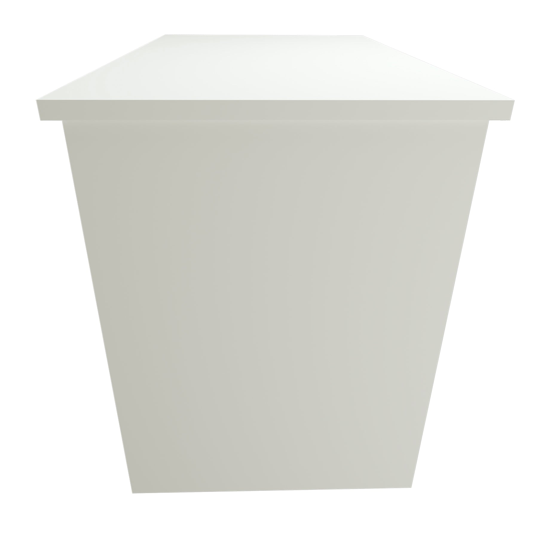 Mesa Escritorio Oficina en Madera Con Niveladores 100/115x60x75 Cm Blanco. - Henor  Mobiliario