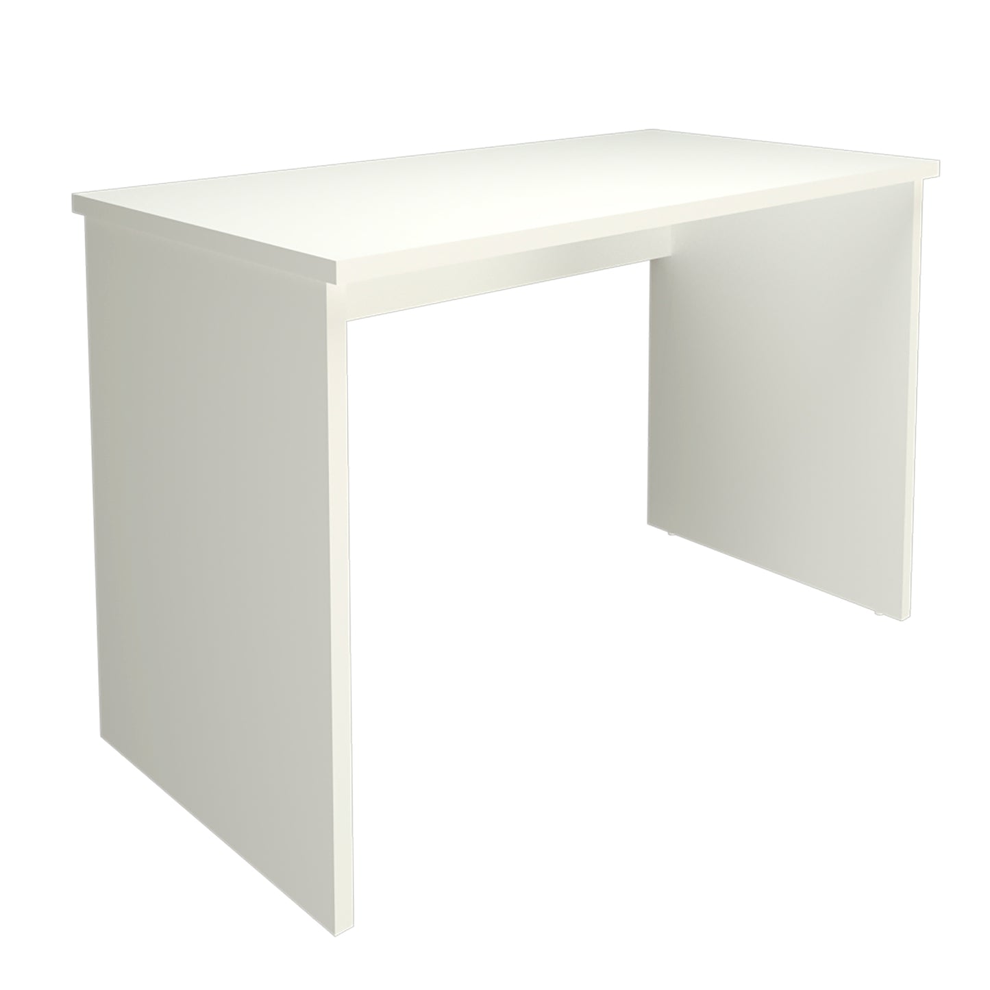 Mesa Escritorio Oficina en Madera Con Niveladores 100/115x60x75 Cm Blanco. - Henor  Mobiliario