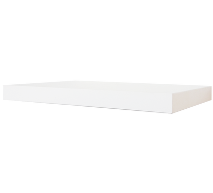 Balda Pared Herraje Oculto en Madera Blanco.  Gran capacidad de Carga. Diversas Medidas. - Henor  Mobiliario